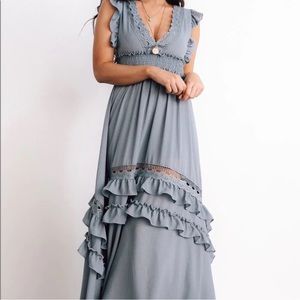 Baltic Born - Jasmine Ruffle Maxi Dress